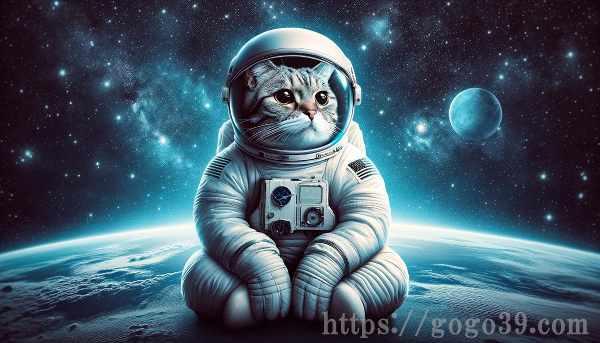 月で呆然と佇む猫02